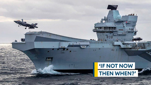 Calls for Defence Secretary to deploy HMS Queen Elizabeth to Red Sea