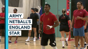 Army men's netball star called up to England Thorns team