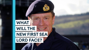 What challenges will the new First Sea Lord face?