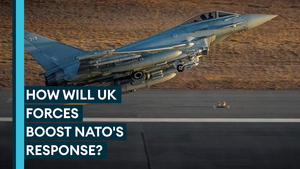 Where will UK Forces be sent to strengthen Eastern European security?