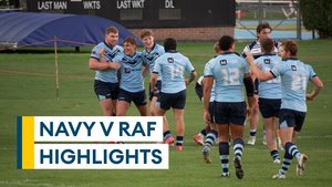 Second half blitz against Navy gives RAF men title opportunity