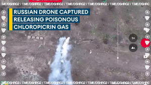 Russia releases poison gas on Ukrainian position
