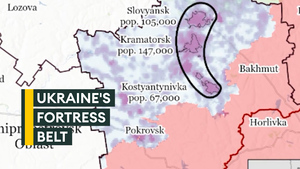Ukraine's 'fortress belt' keeping Russian forces from capturing all of of Donbas