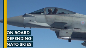 Rare access as crews patrol NATO's frontline