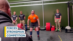Personnel put to the test in Forces Strongman competition