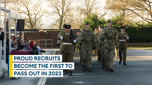 'Proud' new recruits complete the first passing out parade of 2023