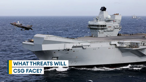 What potential threats will Carrier Strike Group face?