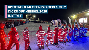 Meribel 2025 kicks off with spectacular opening ceremony