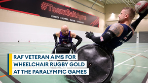 RAF veteran aims for wheelchair rugby gold at the Paralympics
