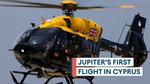 New Jupiter helicopter makes first flight from RAF Akrotiri