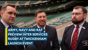 Inter Services rugby gathers at Twickenham for launch event