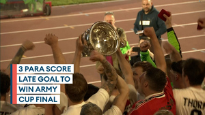 3 PARA win thrilling Army Cup Final after late goal seals victory