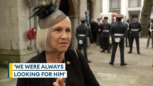 Distant relative of Flight Sergeant Peter Brown: We were always looking for him
