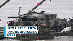 How Nato forces rapidly cross a river