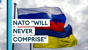 NATO chief: 'We will never compromise' on Ukraine's rights