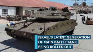 Merkava V: Israel's 70 tonne main battle tank being rolled out to war