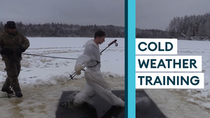Royal Tank Regiment take on cold weather training in Estonia