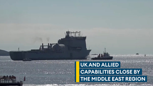 Significant UK and allied capabilities in waters in the Middle East region