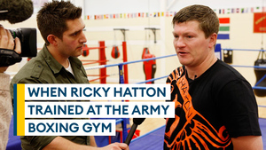 How Ricky Hatton impacted military boxing with Army visit in 2011