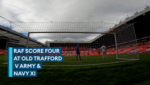 RAF men reign supreme against Navy and Army at Old Trafford