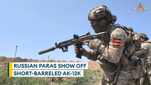 Bigger not always better as Russian paras show off AK-12K