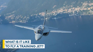 What is it like to fly Leonardo's M346 trainer jet?