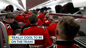 Train a really cool way to travel for Coldstream Guards