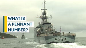 What are pennant numbers on ships and why are they there?