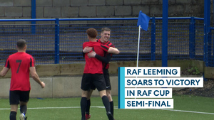 RAF Leeming wins commanding victory to book place in RAF Cup final