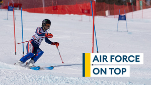 RAF claim glory in both men's and women's Alpine Ski Slalom race
