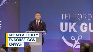 Defence Secretary "fully endorses" CGS speech