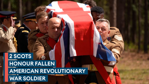 2 SCOTS travel to US to honour fallen American Revolutionary War soldier