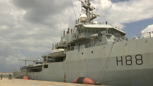 What Equipment Has HMS Enterprise Brought to Beirut?