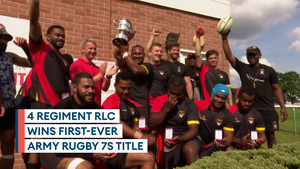 4 Regiment RLC wins Army rugby sevens for first time