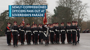 Sandhurst cadets pass out as commissioned officers after 44 weeks of intensive training