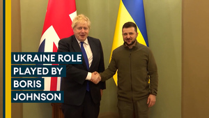 How big a role has Boris Johnson played in the Ukraine conflict?