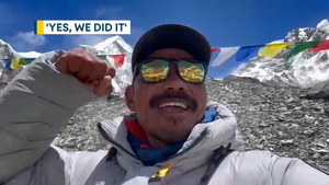  Gurkha veteran becomes first double amputee to climb Mount Everest
