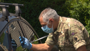 Coronavirus: Meet Army Reservists Going The Extra Mile In Mobile Testing