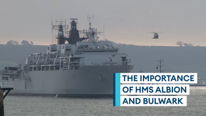 What makes HMS Albion and Bulwark special?