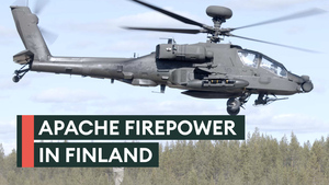 Army Apache helicopters take part in Exercise Northern Strike