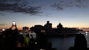Watch: HMS Queen Elizabeth Leaves Portsmouth For Maiden Deployment