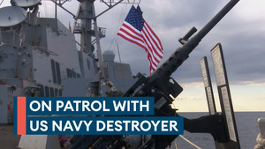 Behind the scenes on a US Navy destroyer deployed to the Mediterranean