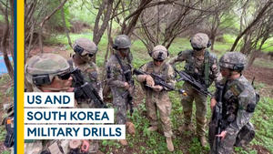 US joins South Korean forces for training amid tensions with the North