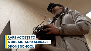 Ukrainians learn to use kamikaze drones to target Russian troops