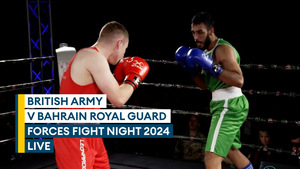 Forces Fight Night: How to watch British Army v Bahrain Royal Guard
