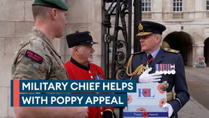 Chief of Defence Staff shows support for the Royal British Legion Poppy Appeal 