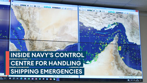 Special access inside the Royal Navy's emergency control centre