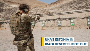 Shoot-out in the desert: the 9mm contest between Estonian and British troops