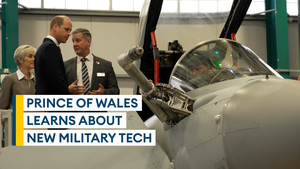 Prince of Wales visits RAF Coningsby