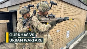 Gurkha recruits take on the most formidable test